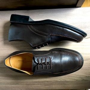 Sandro Moscoloni Vineyard brown leather oxfords 10